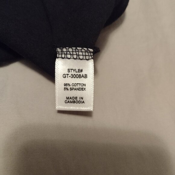 Zenana Brand New Solid Black Stretch Tee. - Picture 7 of 7